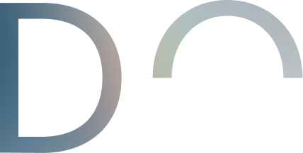 Double Rainbow Monogram Logo